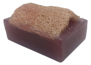 "Vanilla Oak" Handmade Moisturizing Luffa Soap 4oz Bar